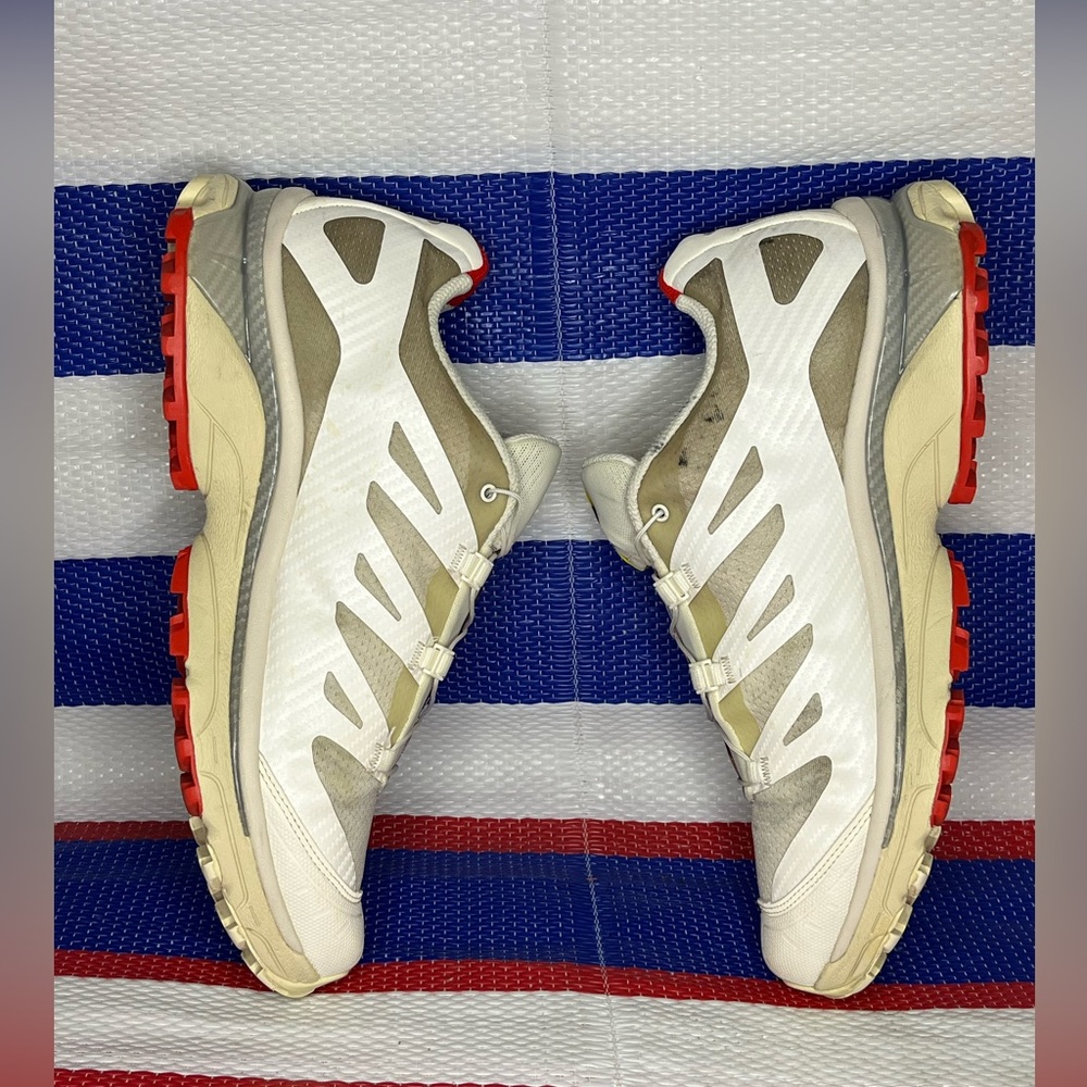 Salomon XT-4 OG Sneakers - Men’s Size 11 - Vanilla Ice and Fiery Red - Sneakers - Picture 3 of 16